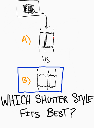 Which California Shutter Style fits best?